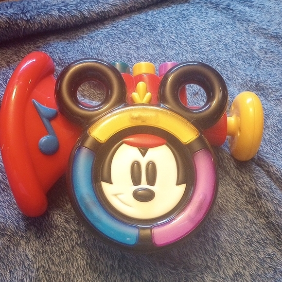 Mattel Other - Vintage Disney Mattel Mickey Mouse Makin Music Trumpet, Lights, Sound, Working